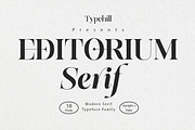 Editorium Serif, a Serif Font by Typehill (Thumbnail 1 of 14)