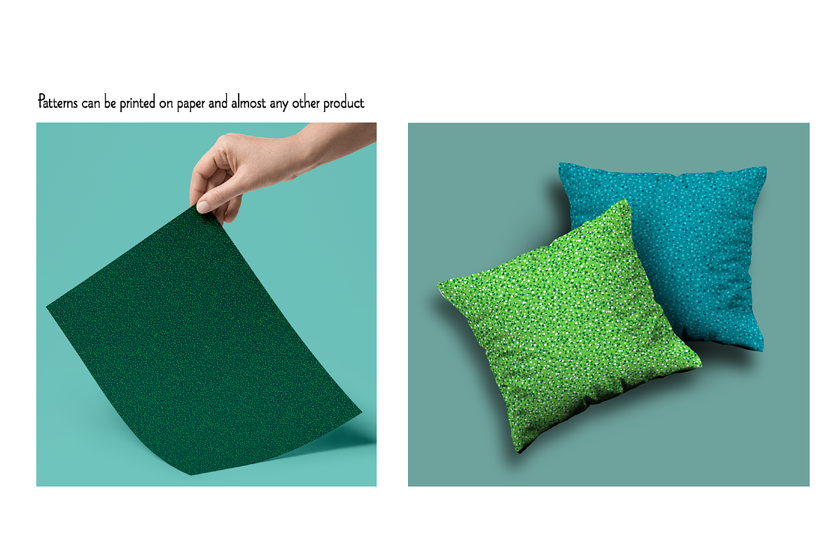 Seamless Blue & Green Glitter preview 2
