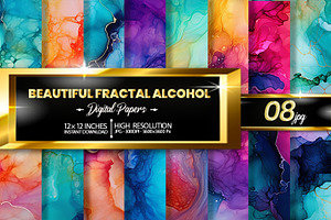 Beautiful Fractal Alcohol