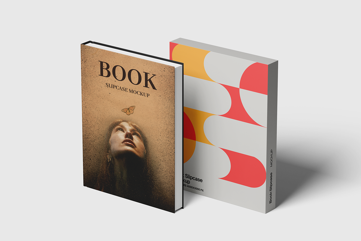 Book with Slipcase Mockup Set, a Books & Magazine Mockup by Se٧enStudio (Photo 5 of 9)