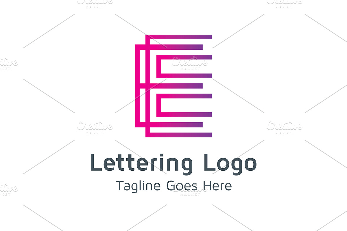 20 Logo Lettering E Template Bundle, a Branding & Logo Template by Acongraphic (Photo 19 of 21)