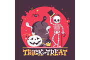 3 Halloween Greeting Cards, an Illustration by tetiana.svirska (Thumbnail 2 of 4)
