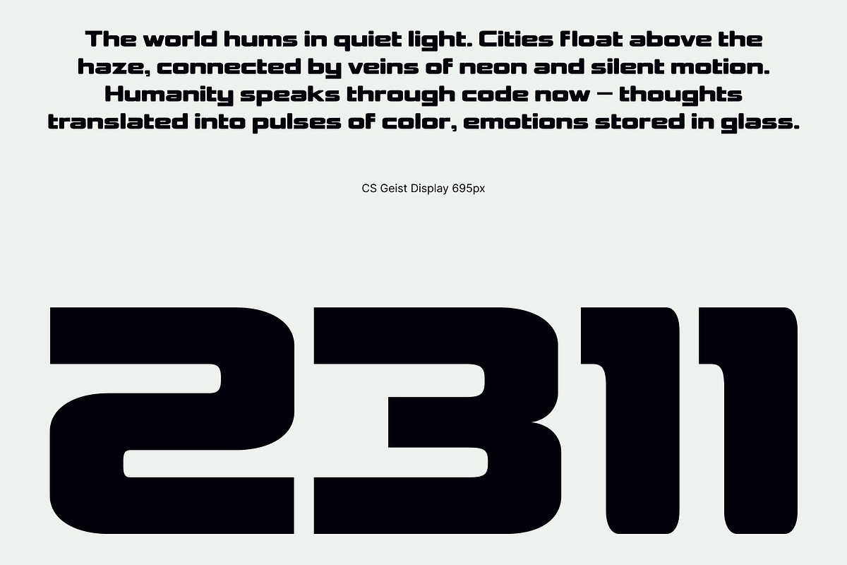 CS Geist – Techno Font, a Sans Serif Font by Craft Supply Co. (Photo 3 of 8)