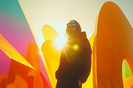 Colorful sunset portrait, a Person Photo by Beautiful things