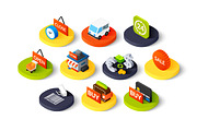 Isometric icons - Sales and Retail, an Icon by sidmaydesign (Thumbnail 3 of 3)