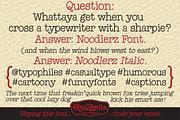 Noodlerz, a Font by CozyFonts Foundry (Thumbnail 3 of 4)