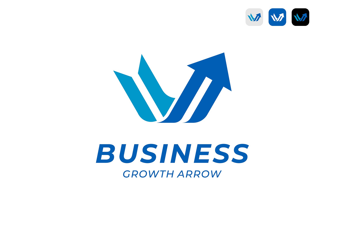Business Growth Arrow Logo, a Branding & Logo Template by ika trisiana