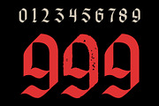 Hillyorn – Modern Blackletter Font, a Blackletter Font by MooneseyeType (Thumbnail 5 of 10)
