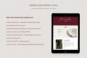 Wedding Website. Canva Template, a Landing Page Template by Summer Nightingale Art (Thumbnail 6 of 7)
