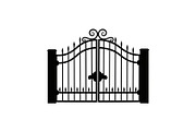 Ornate Wrought Iron Gate Vector Bund, an Illustration by Designs_River (Thumbnail 28 of 47)