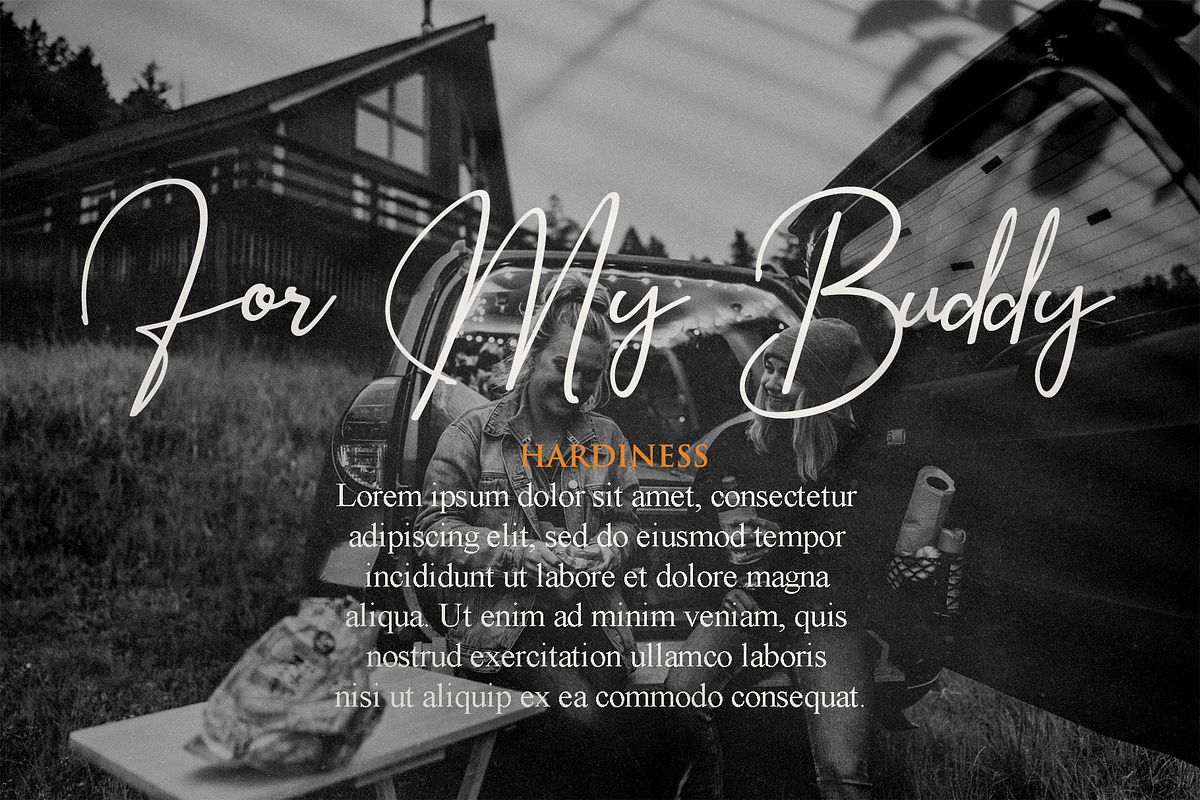 Hardiness - Luxury Script Font preview 6