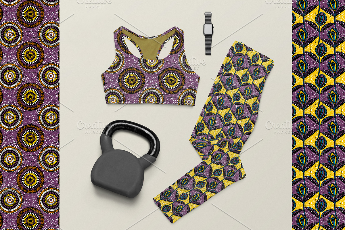Ankara Prints (EPS, JPG), a Pattern Graphic by Sveta Aho (Photo 8 of 11)