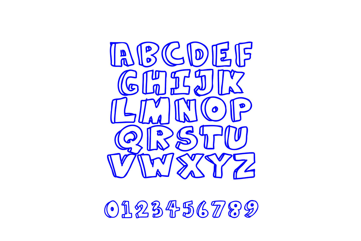 One Der Flour, a Handwritten Font by Supersimbo © (Photo 2 of 5)