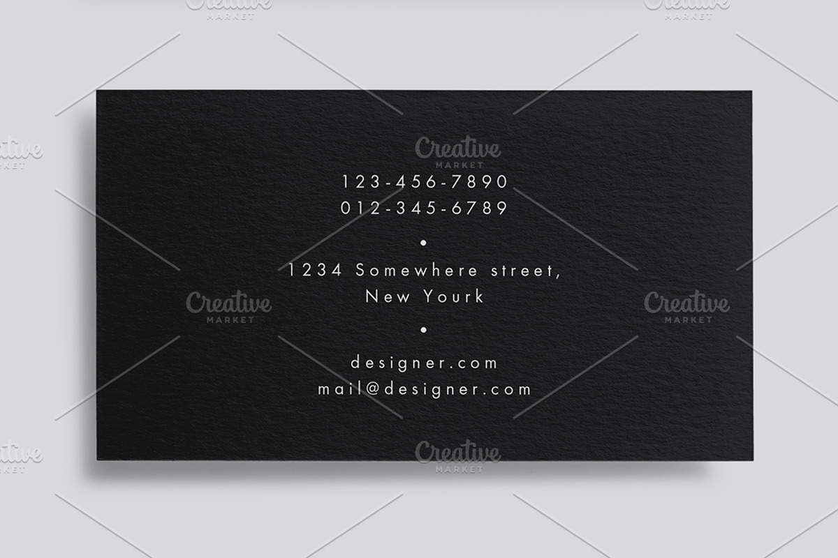 Business Card - Walker, a Business Card Template by 3Angle (Photo 3 of 3)