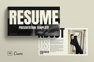 CV Presentation Template