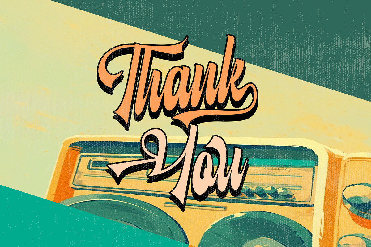 Retrobeat – Bold Retro Script Font, a Script Font by Letterara (Photo 14 of 14)