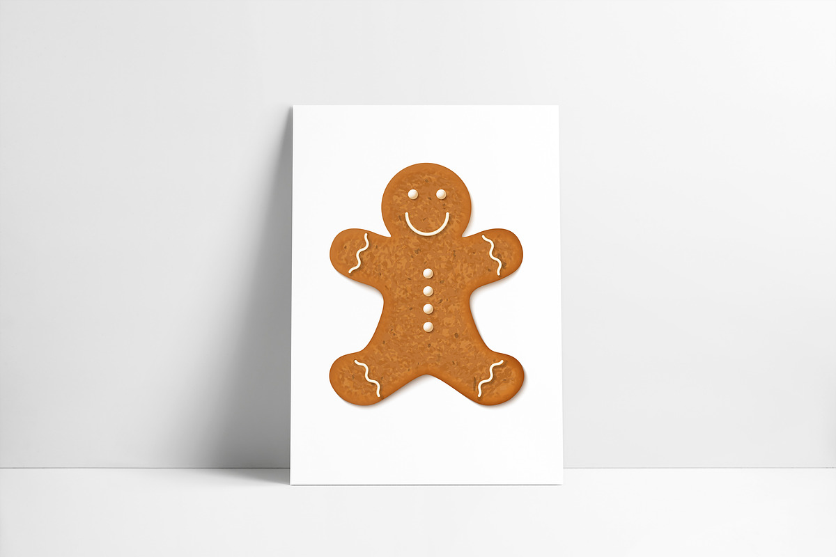 Christmas Cookies Alphabet [Vector], an Object Graphic by Chuhastock (Photo 6 of 9)