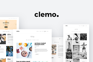 Clemo - Multipurpose PSD Template, a Websites & App Template by uispot