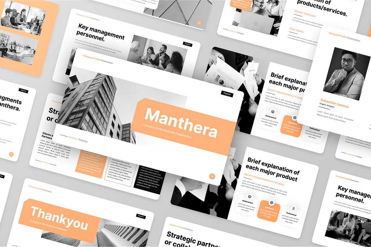 Company Profile Google Slide, a Presentation Template by Annora Studio (Photo 5 of 5)