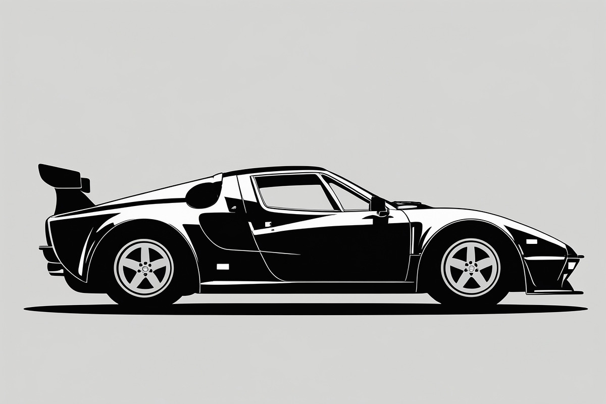 Sports Car Silhouette, an Illustration by balal (Photo 6 of 9)