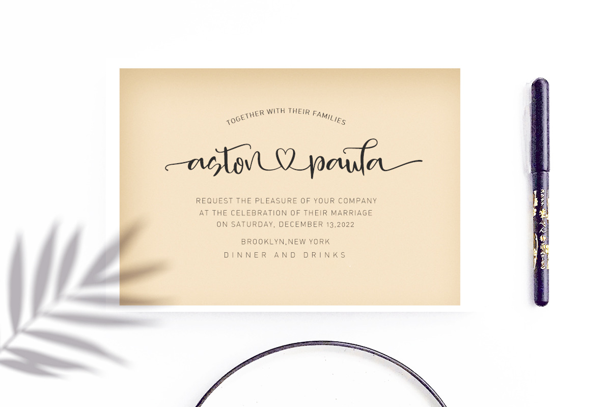 Strong table, a Script Font by Franstudio (Photo 16 of 17)