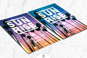 SUNRISE SUMMER Flyer Template, a Flyer Template by OVNI-TEMPLATES (Thumbnail 4 of 5)
