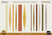 Embroidery Toolkit Procreate Brushes, a Brush Add-On by Julia Dreams (Thumbnail 8 of 9)