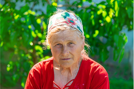 Portrait of an old woman in the, a Person Photo by yanadjana