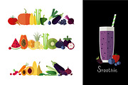 100 vegetables, fruits and herbs set, an Icon by airdynamic (Thumbnail 3 of 4)