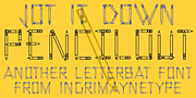 Pencil, a Font by Ingrimayne Type (Thumbnail 5 of 6)