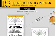 19 - Linear City Posters, an Outline Icon by Kursat Unsal (Thumbnail 2 of 6)