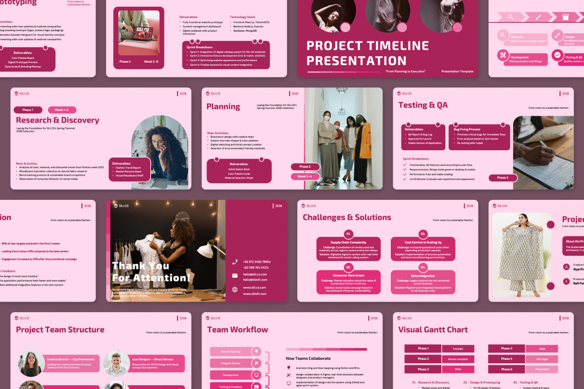 Project Timeline Presentation preview 5