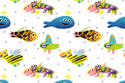 30 Fantasy Seamless Patterns, a Pattern Graphic by PenguinHouse (Thumbnail 10 of 24)