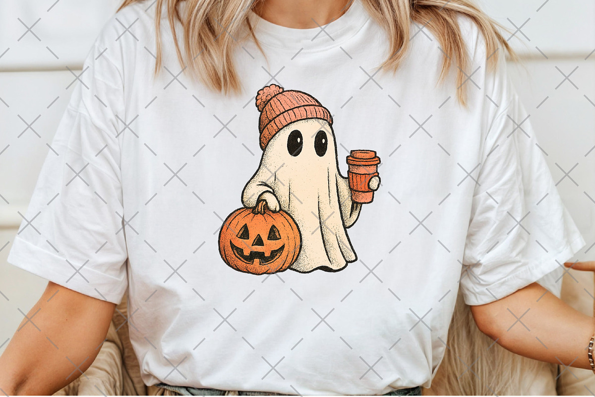 Halloween girl ghost Png, an Illustration by Craft Nest (Photo 4 of 6)