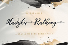 Hanyka Rathery - Lovely Script Font