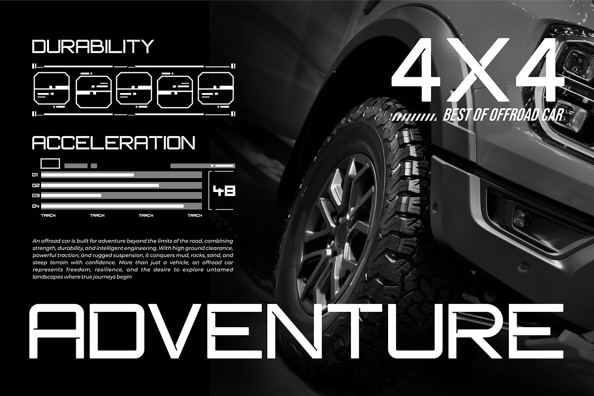 Nofraz || Futuristic Sans Serif Font, a Sans Serif Font by Ermedia Studio (Photo 2 of 10)