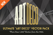 Ultimate Art Deco Vector Pack, an Illustration by Webalys (Thumbnail 1 of 5)