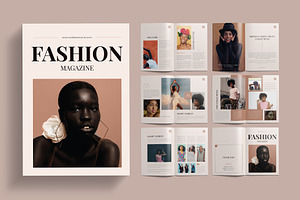 Fashion Magazine | InDesign, a Brochure Template by Pixelpick