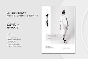 Minimal Modern Portfolio Template