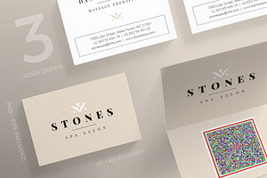 Business Cards Stones Spa