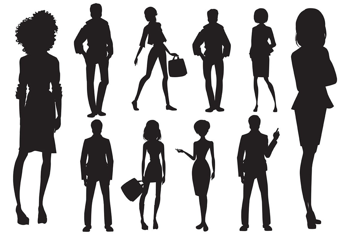 People Silhouettes, a Person Illustration by El-Studio