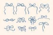 Frames & Bows Procreate Stamps, a Brushes & More by Veronika Gotovceva (Thumbnail 5 of 7)