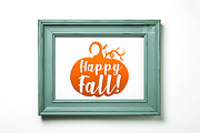Light blue wooden frame stock photo, a Background Photo by Leo Flo Mockups (Thumbnail 3 of 4)