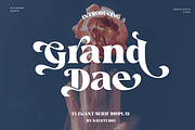 Grand Dae, a Serif Font by Say Studio (Thumbnail 1 of 13)