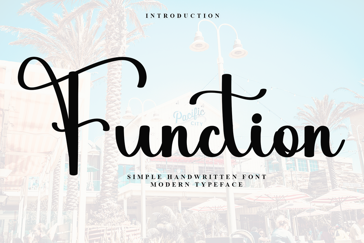 Function, a Handwritten Font by InermediaSTUDIO (Photo 1 of 8)