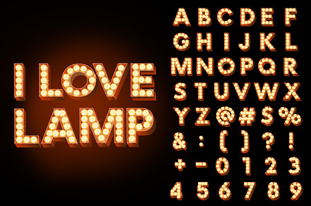 I Love Lamp - Alphabet