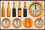 New Year 3D PNG Items Pack, an Object Graphic by pixaroma (Thumbnail 3 of 22)