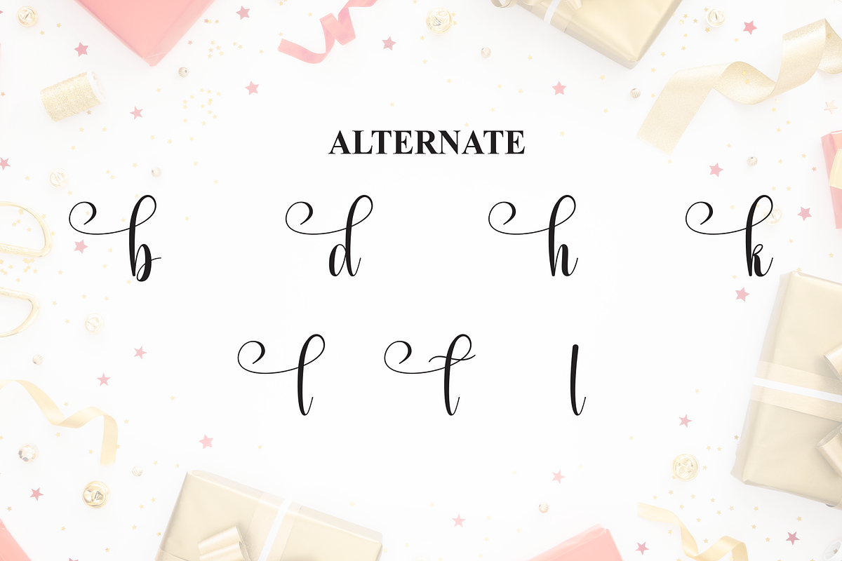Birthday | Script Font, a Handwritten Font by Scratchones (Photo 8 of 9)