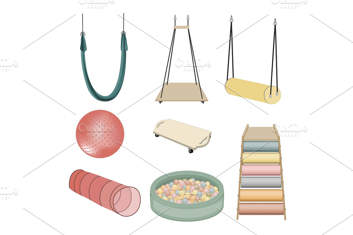 Equipment for kids playing, an Object Graphic by Toltemara
