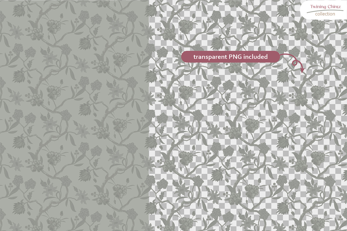 Twining Chintz - Floral Patterns, a Pattern Graphic by InaCorart (Photo 5 of 10)